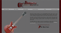 Desktop Screenshot of ibanezguitarsaz.com